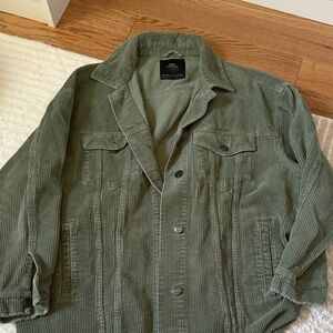 Zara Women's Olive Corduroy Jacket